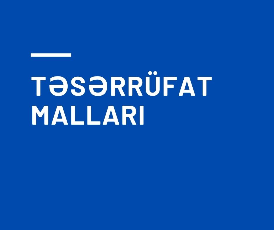 Təsərrüfat Malları